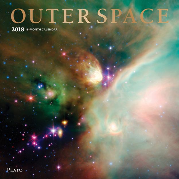Outer Space Wall Calendar Plato Calendars
