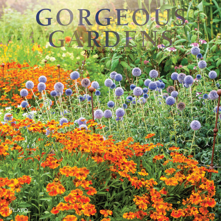 Gorgeous Gardens | 2023 Square Wall Calendar | Plato Calendars